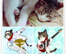 あなたの大切なご家族お描きします 【値下げしました‼︎】あなたの自慢のペットがキャラクターに！