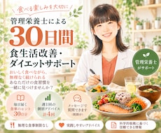 我慢しないダイエットを管理栄養士がサポートします イメージ1