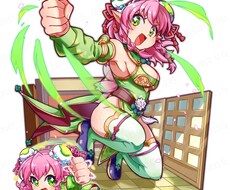ヴィネットイラスト制作します ソシャゲ風のヴィネットイラストをお描きします！