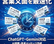 営業文面AIテンプレ作ります イメージ1
