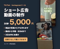 TikTok・Instagram広告動画を作ります イメージ1