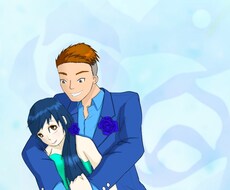 SNSのアイコンなどのイラストを描きます