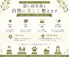 写真加工・編集・レタッチ承ります イメージ1