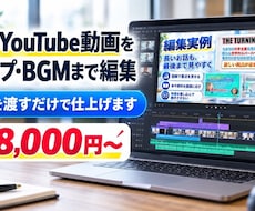 企業YouTubeをテロップ・BGMまで編集します イメージ1