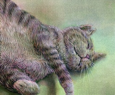 あなたの「うちの子」を油絵風のイラストにします イメージ1