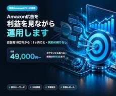 現役セラーがAmazon広告を月額で運用代行します 新規は毎月3社｜広告費10万円から・縛りなし
