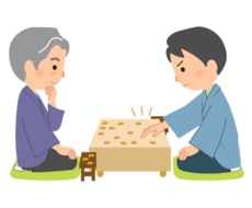 アマ四段が対局、感想戦でアドバイスします イメージ1