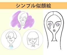 SNSアイコン用のおしゃれなシンプル似顔絵描きます イメージ1