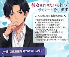 彼女を作りたい男性のサポートを行います イメージ1