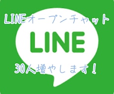 LINEオープンチャット30人増やします FX関連も対応可能！日本人ユーザー！