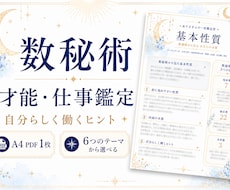 数秘術であなたの才能・仕事の活かし方を鑑定します イメージ1