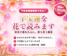 不妊治療経験者が、子宝・妊活の心に花で寄り添います イメージ1