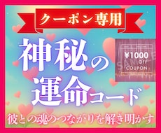 クーポン専用：神秘の運命コードを読みます ⭐︎運命のはじまりを紐解く⭐︎あなただけの導きの書