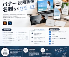 Adobeソフトでバナーや投稿画像など作成します イメージ1