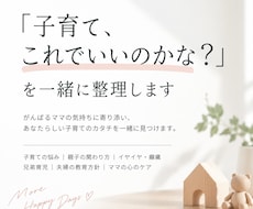 子育て、これでいいのかな？を一緒に整理しますます イメージ1
