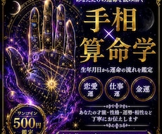 手相×算命学であなたの運勢を鑑定します イメージ1