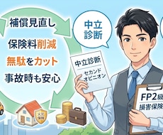 損害保険メインでセカンドオピニオンいたします イメージ1