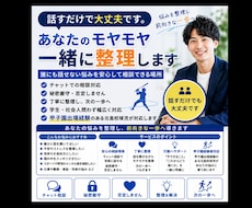 悩みを整理し前向きな一歩へ導きます 甲子園出場経験のある元高校球児が対応します