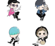インパクト大なかわいいイラストを描きます イメージ1