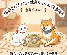 猫好きのアラフォー独身女がお話し聞きます イメージ1