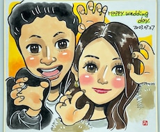 フジTV「いいとも！」似顔絵マスターが描きます お写真から、2人の似顔絵を描きます！