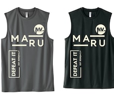 オリジナルのタンクトップTシャツを作成します イメージ1