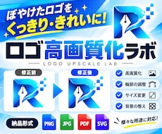 ロゴを高画質化・きれいに整えます イメージ1