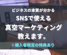 SNSで使える真空マーケティング教えます イメージ1