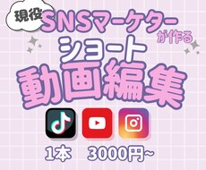 ショート動画リール動画作成します イメージ1