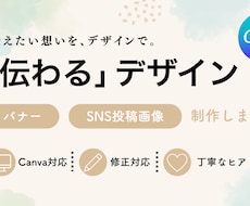 Canvaでバナー・SNS投稿画像を制作します イメージ1