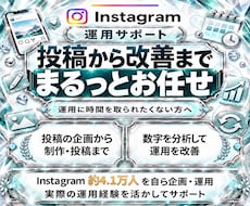 インスタ運用を1ヶ月まるっとサポートします イメージ1