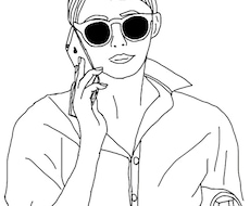 シンプルでオシャレな似顔絵イラスト描きます イメージ1