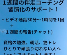 習慣化に伴走！ビデオ通話後7日間ＤMで応援します 仕組み化を一緒に考えて実行！複数習慣OK。毎日報告で継続！