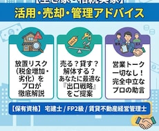 空き家の維持・売却・活用の最適解を提案し⁠ます イメージ1
