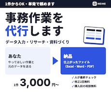 データ入力・リサーチ・資料作りをAIで代行します イメージ1
