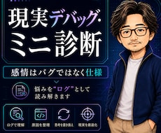 悩みを現実デバッグログ化します 元SEが感情と思考のクセを文章で整理します