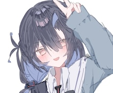 1500円〜アイコンサイズイラストお引き受けします 安価+ラフな絵柄+早期納品！柔らかい女の子を書くのが得意です