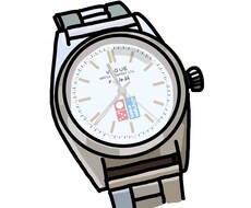 ポップな【腕時計】のイラスト描きます 愛用の腕時計・思い出の腕時計‼︎
