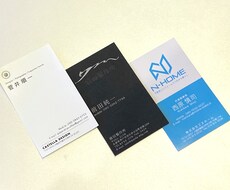 シンプルかつ印象的な名刺をデザインいたします イメージ1