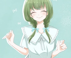 ふんわり可愛い絵柄のイラストを制作いたします イメージ1