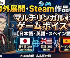 インディーゲームのキャラクターボイス承ります イメージ1