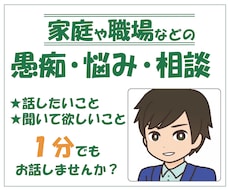 誰でもどうぞ☆相談・愚痴・悩みお聞きします イメージ1