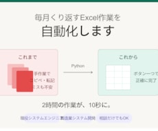Excelの集計・転記作業を自動化しますます イメージ1