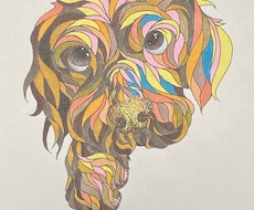 可愛い愛犬をイラストにします イメージ1