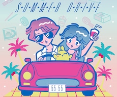 商用OK/90sベクターレトロイラスト描きます イメージ1
