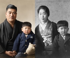白黒写真をAIでカラー化します イメージ1