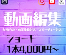 ショート動画・リール編集を承ります イメージ1