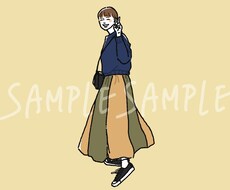 写真が苦手な方におすすめ！シンプルな似顔絵描きます イメージ1