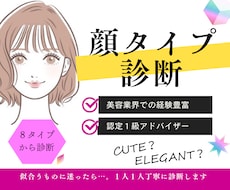 写真3枚で顔タイプ診断／似合うテイストが分かります 今だけ通常オプションの「似合うアイテム資料PDF付き」