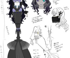 綺麗系のキャラクターデザインをします イメージ1